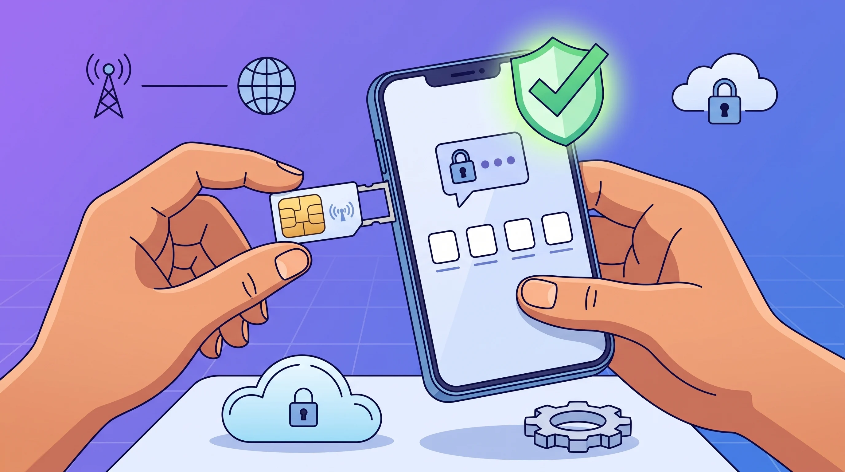 Real SIM phone number for online OTP verification